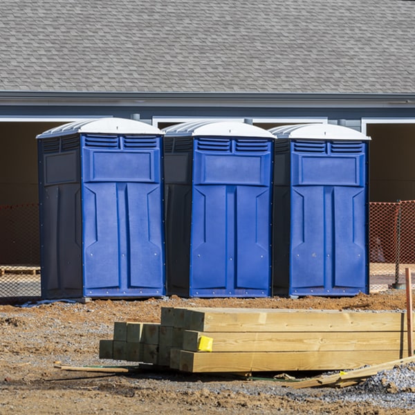 are there any restrictions on where i can place the portable restrooms during my rental period in Heeney CO